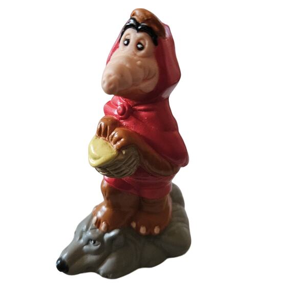 1990 Wendys Kids Meal Toy Figure Alf Little Red Riding Hood - Picture 1 of 2